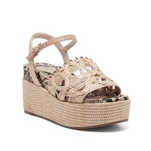 ✅Jessica Simpson Camilia Platform Wedge Sandal with Python Details! *FUNDRAISING